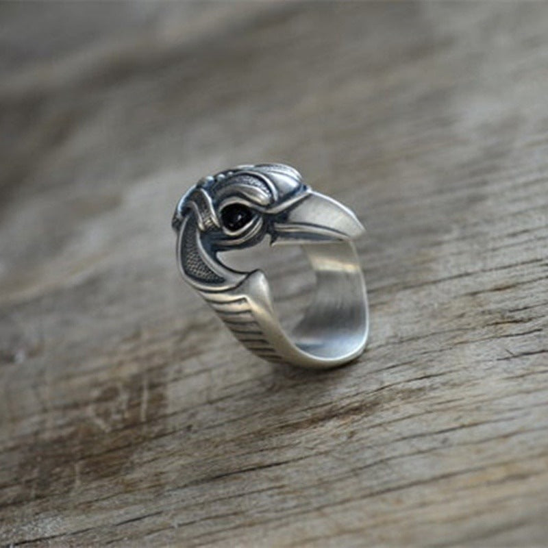 Anello Corvo Gotico
