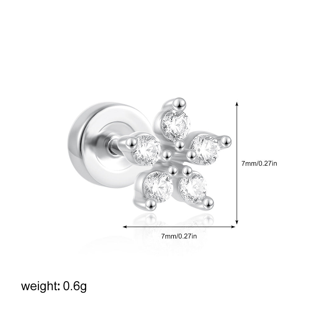 Orecchini zircone mini