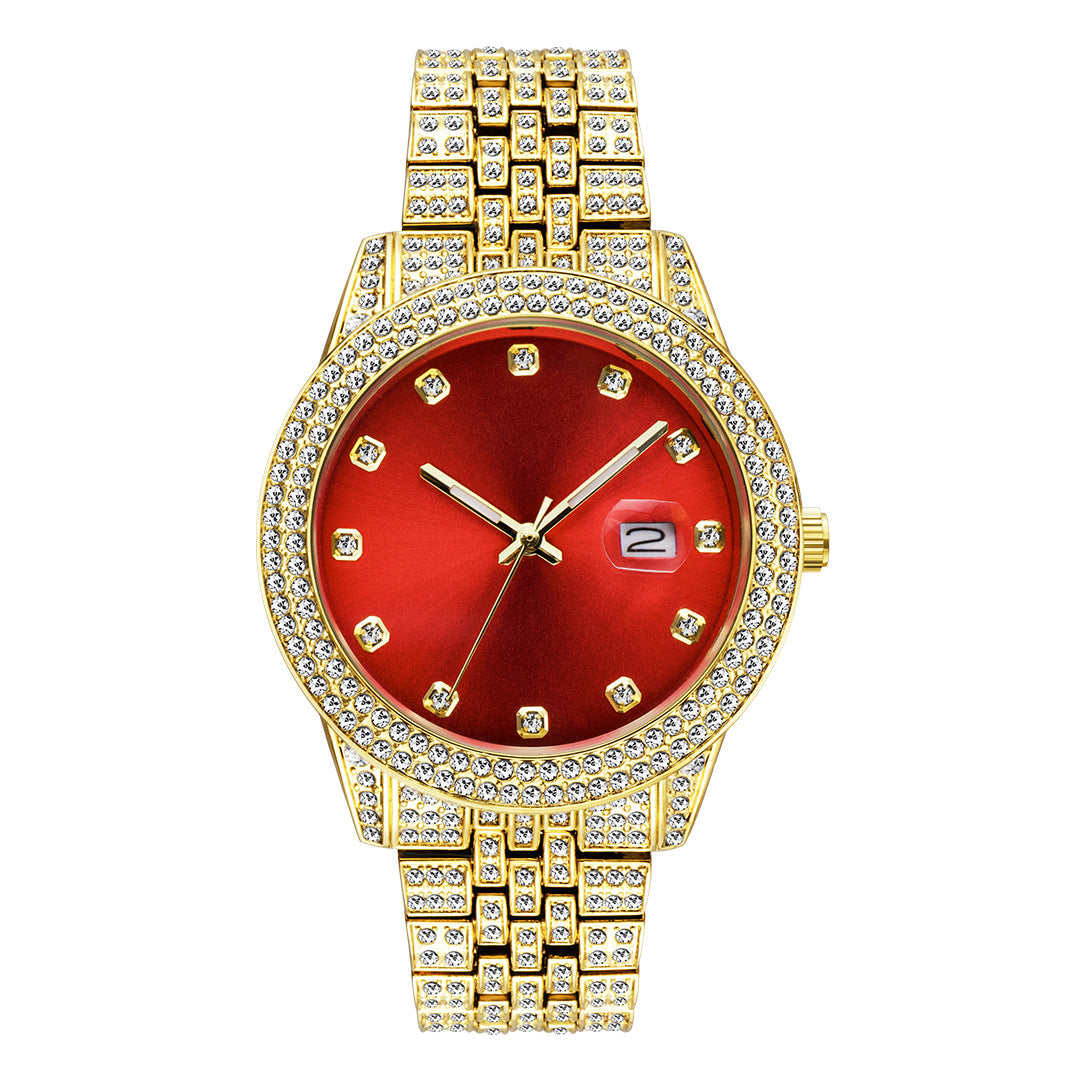 Orologio con cristalli luminescenti