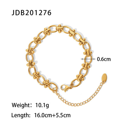 Bracciale titanio stile retrò