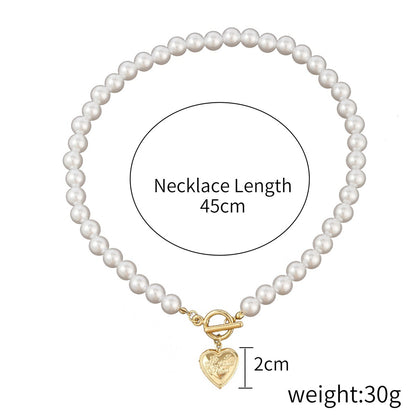 Collana perle barocche Retro esagerata