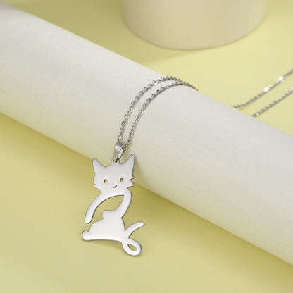 Collana gattino e pesce
