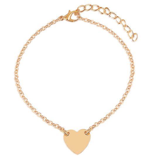 Bracciale cuore cavigliera