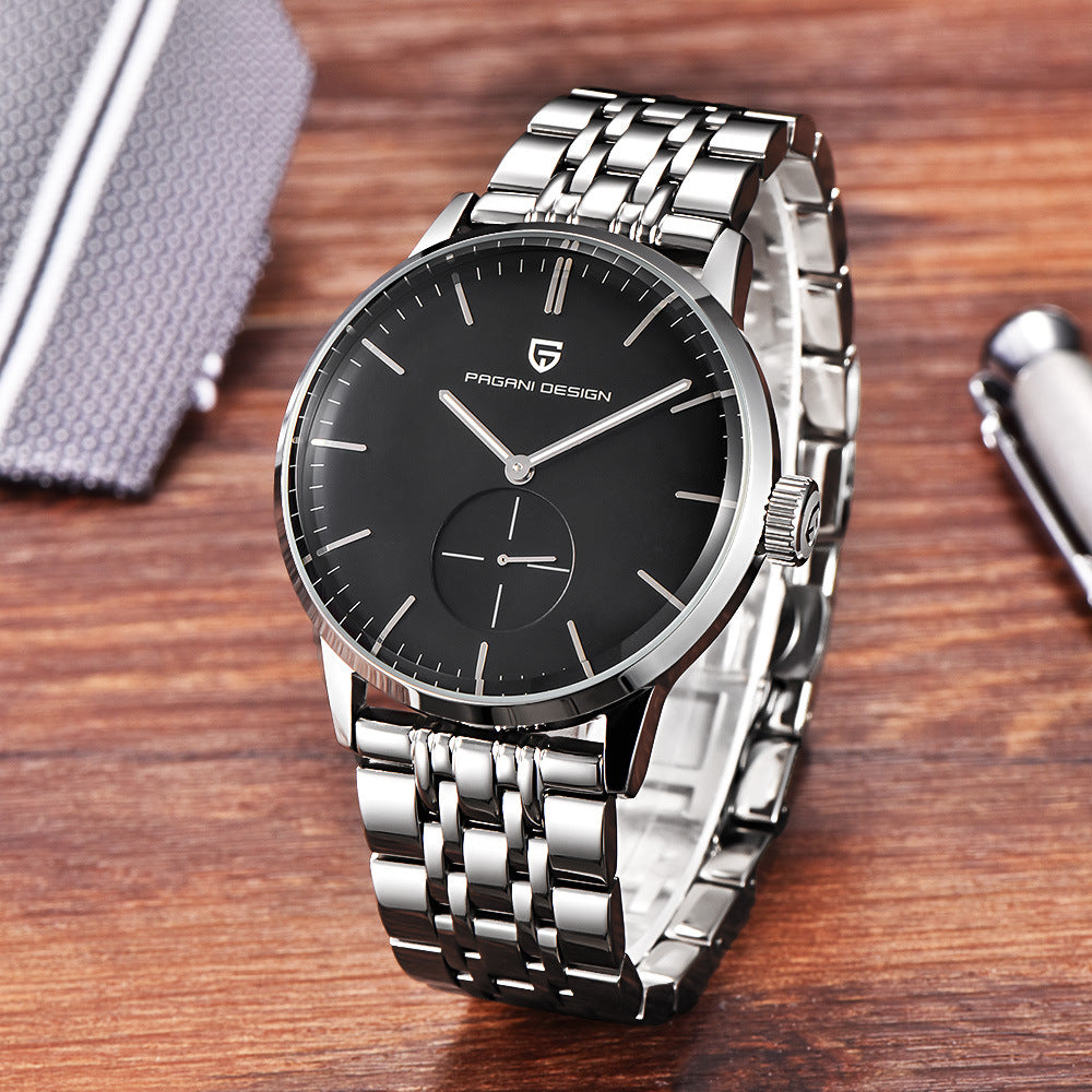 Orologio al quarzo in acciaio