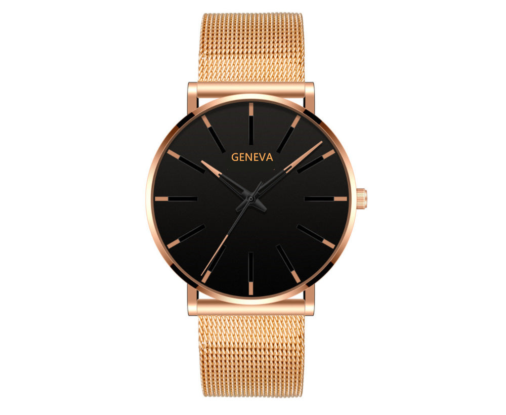 Orologio da uomo ultrasottile mesh