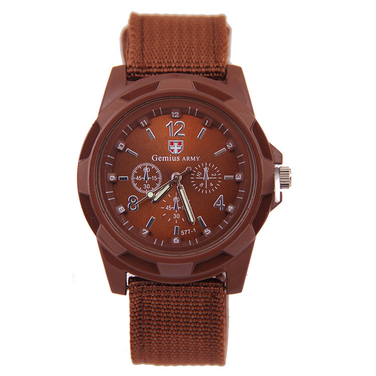 Orologio cinturino intrecciato nylon