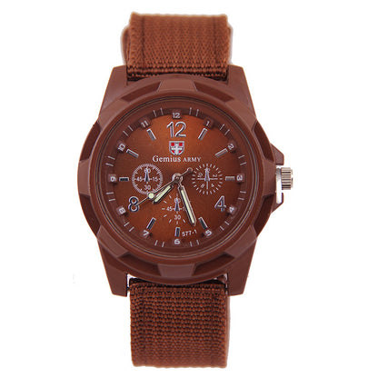 Orologio cinturino intrecciato nylon