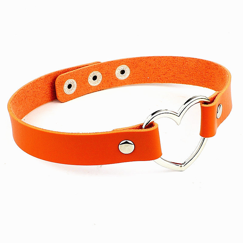 Collana amore in similpelle