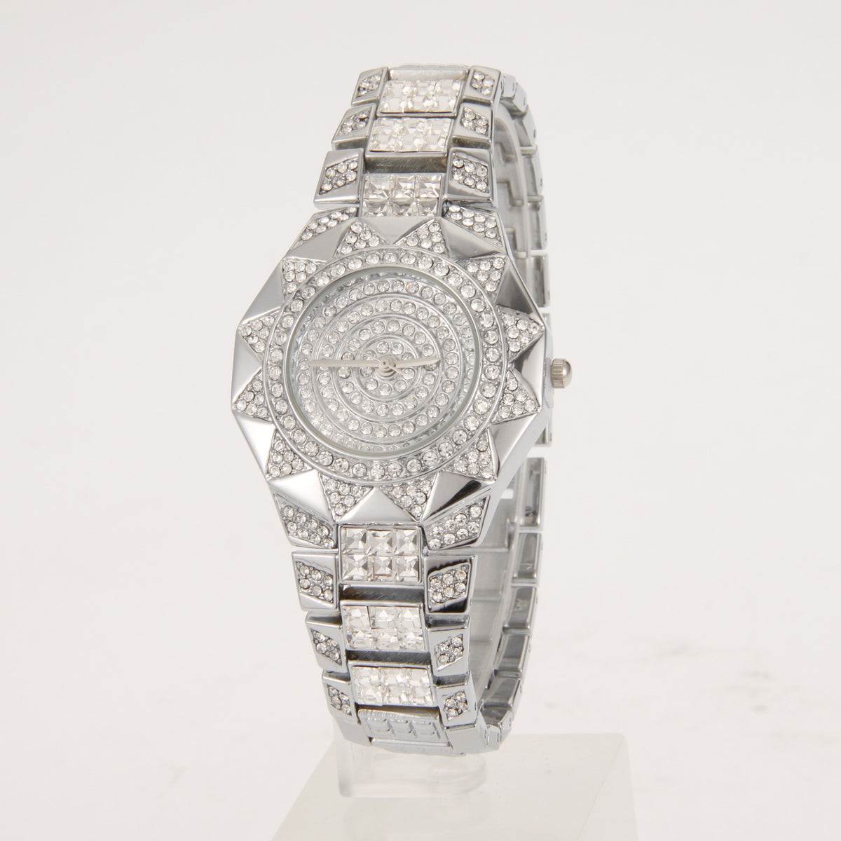 Orologio con quadrante floreale