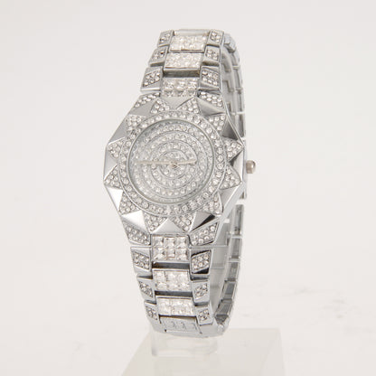 Orologio con quadrante floreale