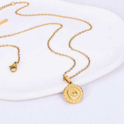 Collana sole luna bussola