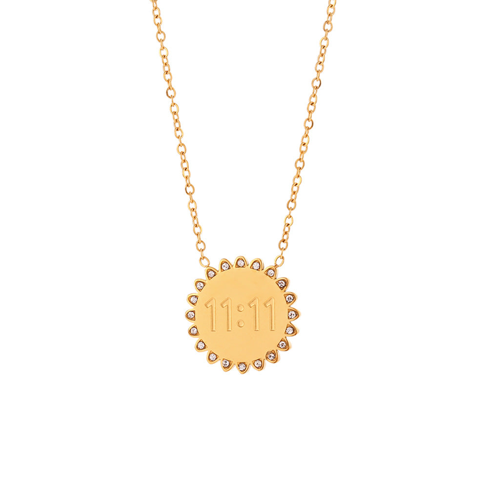 Collana Girasole oro 18K