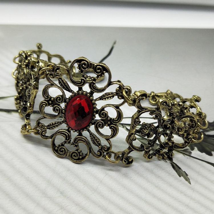 Bracciale retrò strass