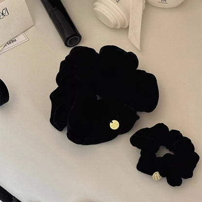 Elastico capelli velluto nero