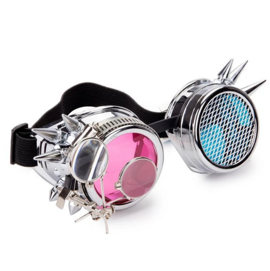 Occhiali rainbow punk