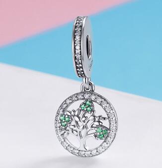 Collana albero della vita verde