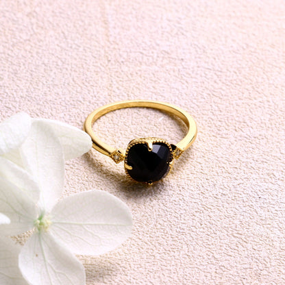 Anello pietra naturale retrò
