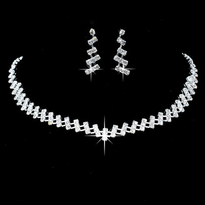 Collana strass scintillante