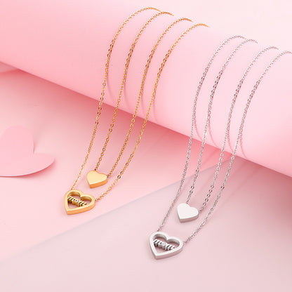 Collana charm cuore