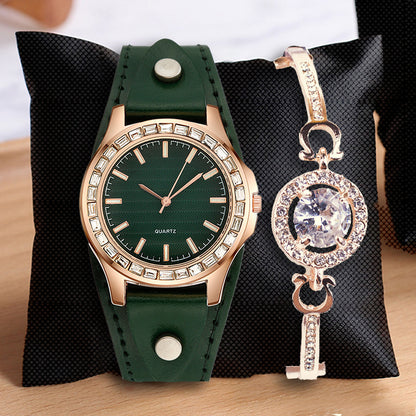 Orologio bracciale con diamanti pavé