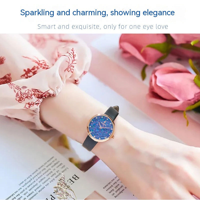 Orologio donna con cristalli zaffiri
