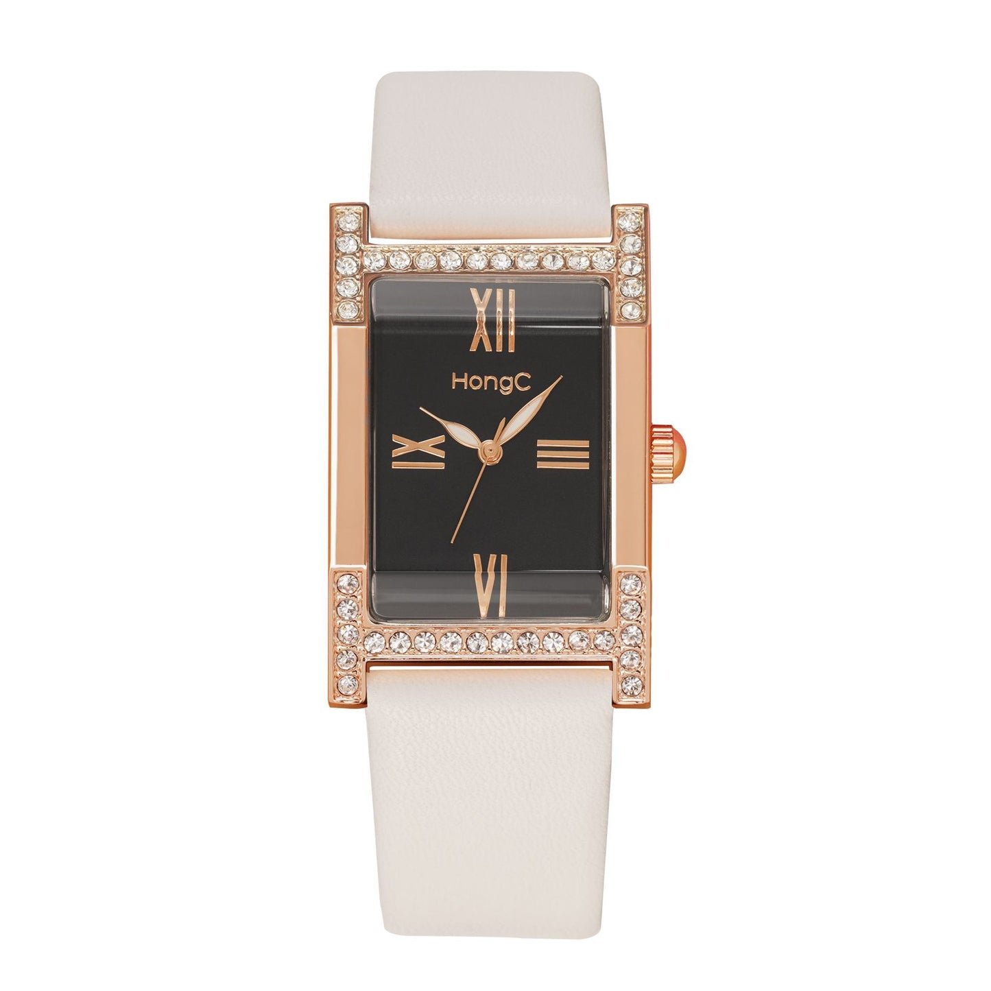 Orologio da donna quadrato retrò stile britannico