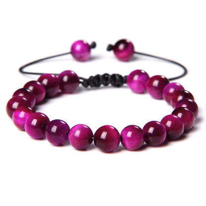 Bracciale occhio di tigre tessuto