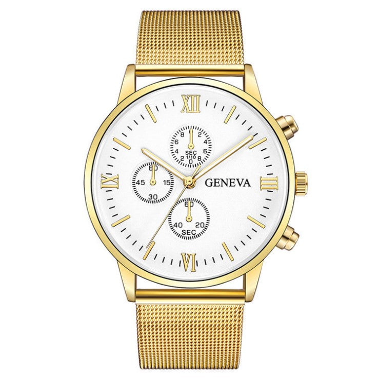 Orologio dorato da uomo