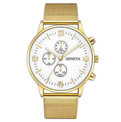 Orologio dorato da uomo