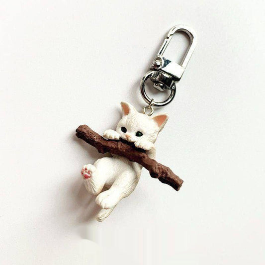 Spilla gattino con rami