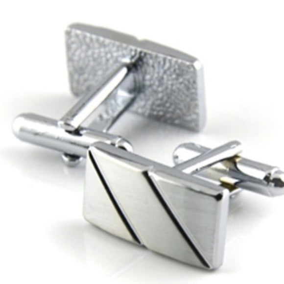 Gemelli argento diagonali