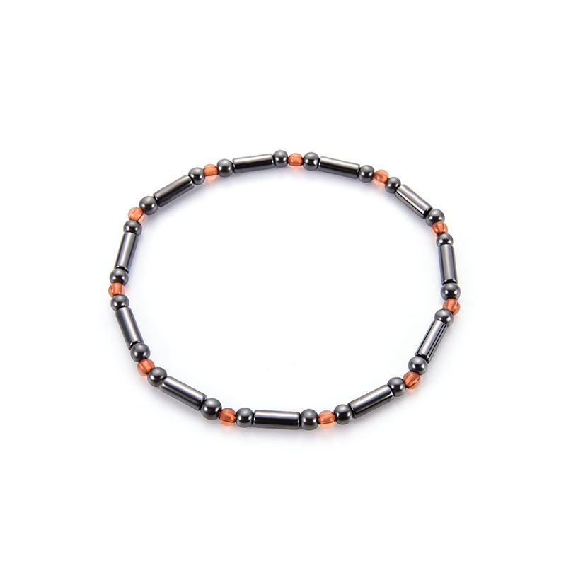 Cavigliera magnetica perle ovali
