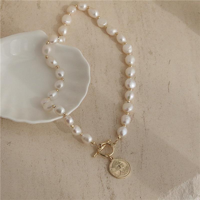 Collana perle rotonda