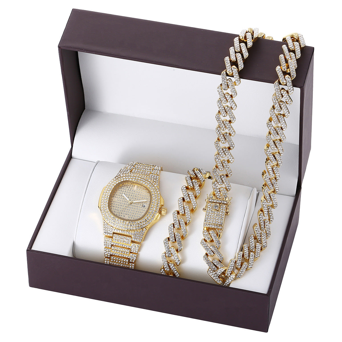 Set orologio bracciale diamanti