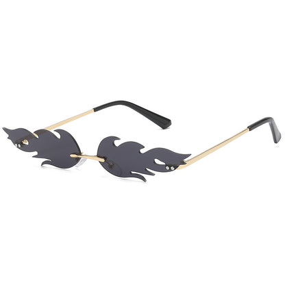 Occhiali da sole rimless metallo
