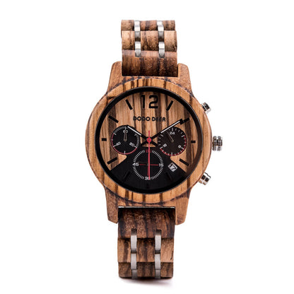 Orologio uomo legno casual