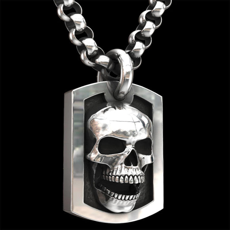 Collana teschio vintage