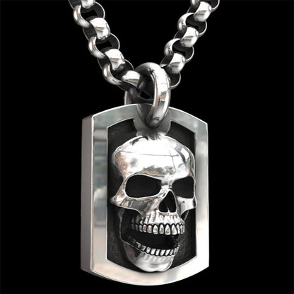 Collana teschio vintage