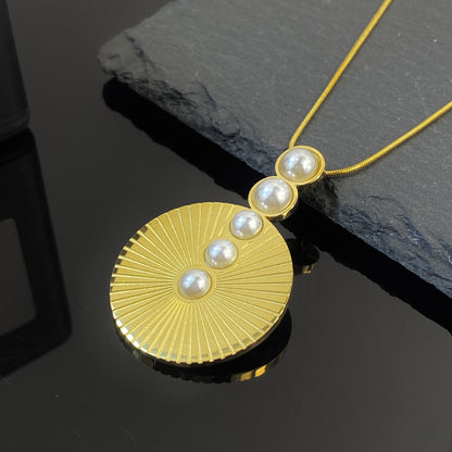 Collana stella titanio 8 punte