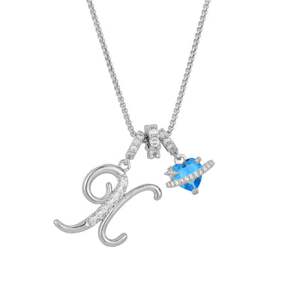 Collana lettere alfabeto da bambina