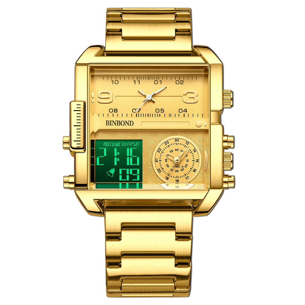 Orologio uomo sportivo multifunzione al quarzo
