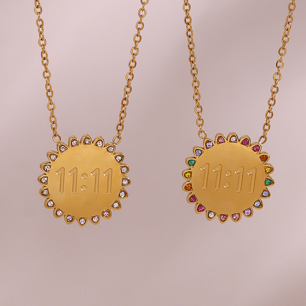 Collana Girasole oro 18K