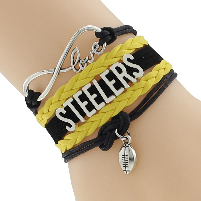 Bracciale charm rugby