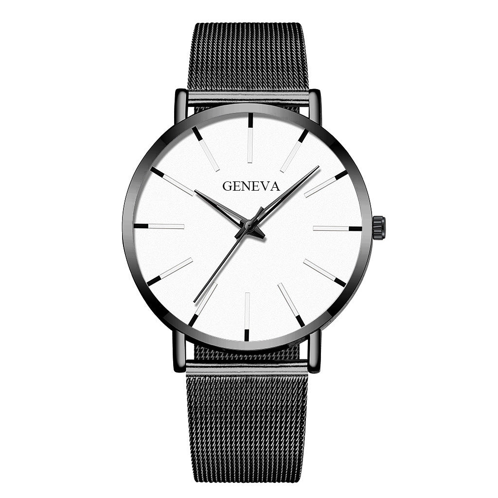 Orologio uomo con cinturino mesh