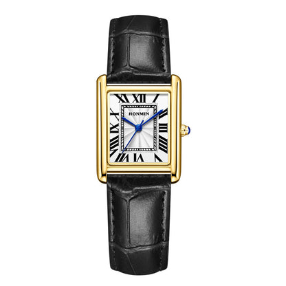 Orologio in pelle impermeabile di coppia