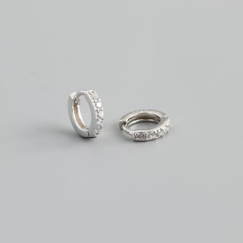 Orecchini creoli zircone