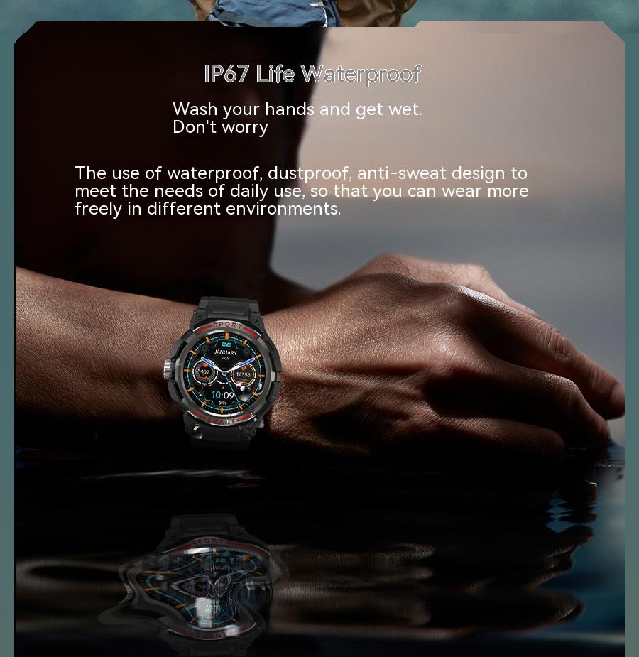 Smartwatch con auricolari doppia chiamata