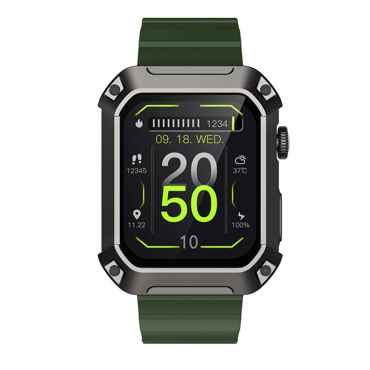 Smartwatch sportivo con cardiofrequenzimetro e pressione