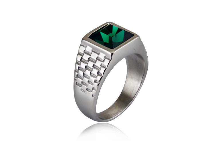 Anello retrò gemme