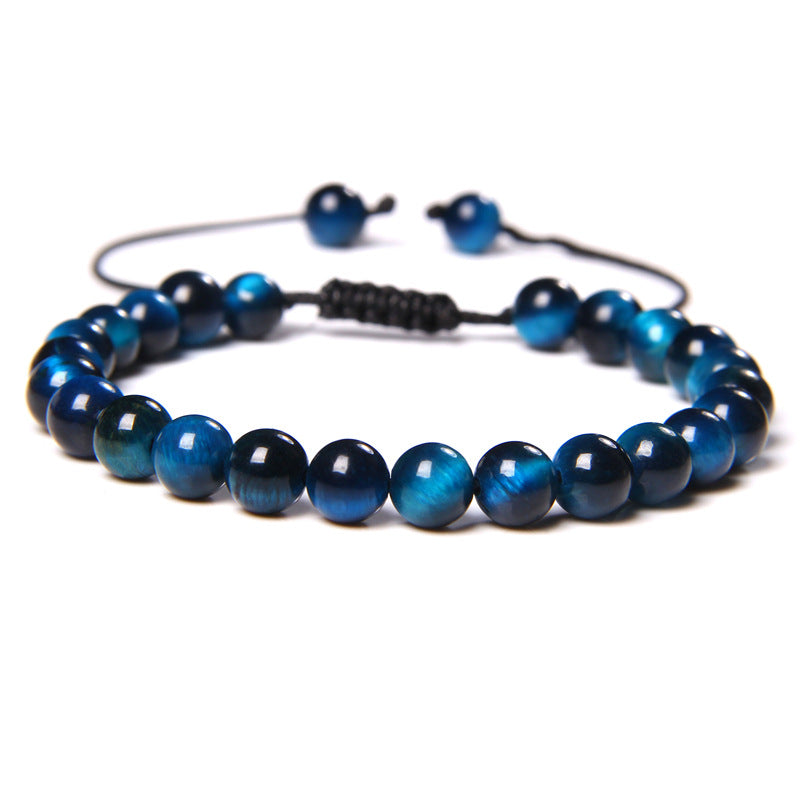 Bracciale occhio di tigre tessuto